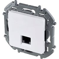 Розетка компьютерная без рамки Legrand Inspiria 1-м. RJ45 6e белый картинка